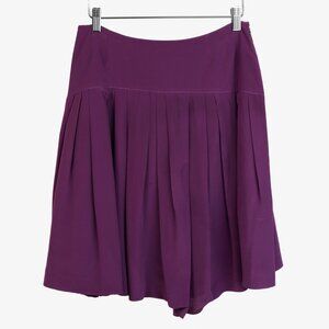 Miu Miu Purple Drop Waist Skirt